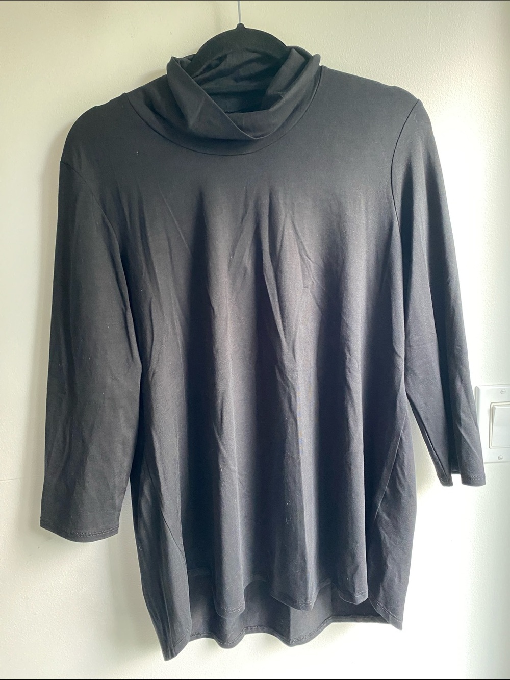 NEW w Tags Pure Essence Urbanology Black Bamboo Top L Canada Made🇨🇦
